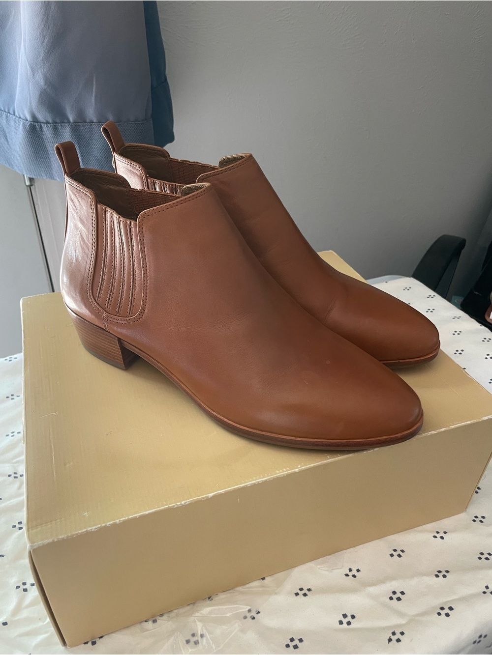 Michael Kors Classic Women's Ankle Boots in Cognac Brown